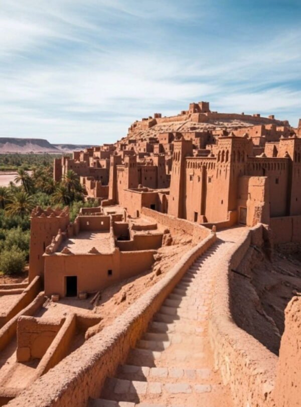 Ait Ben Haddou Kasbah visited on a Morocco desert tour departing from Ouarzazate